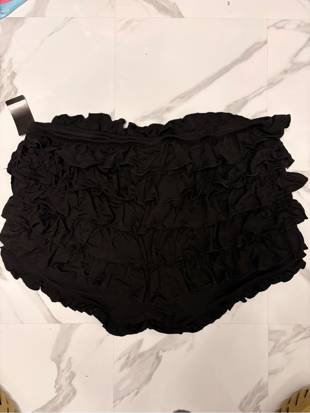 Torrid Super Soft Black Ruffle Skort